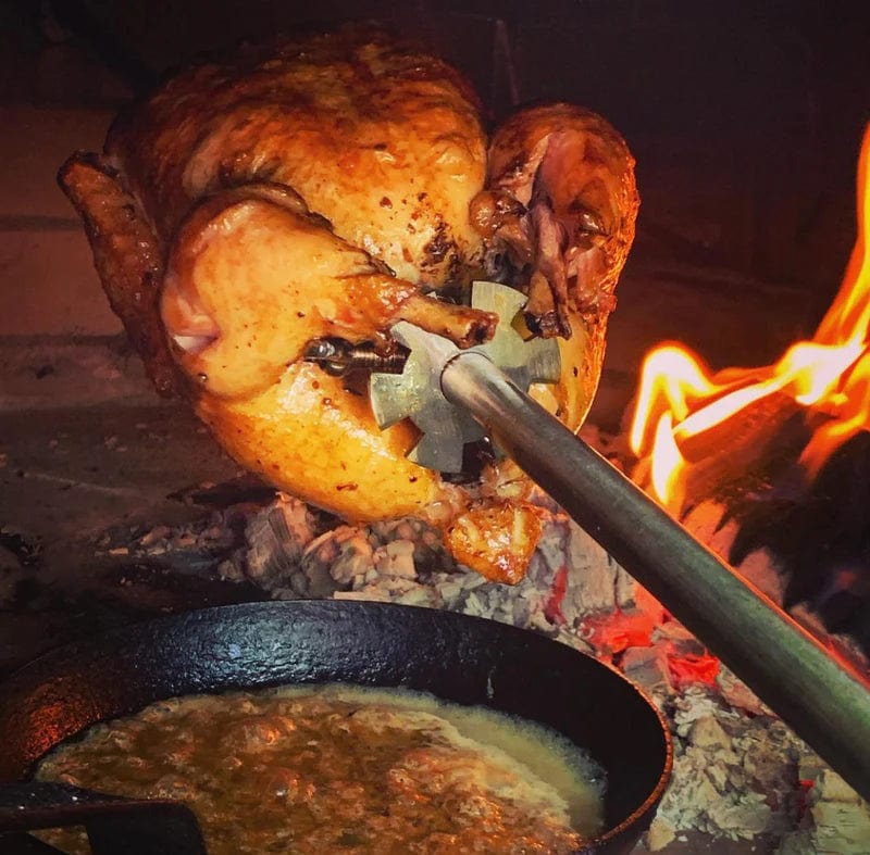 Authentic Pizza Ovens Pizza accessories Authentic Pizza Ovens Rotisserie Spit - For Select Oven Models Only