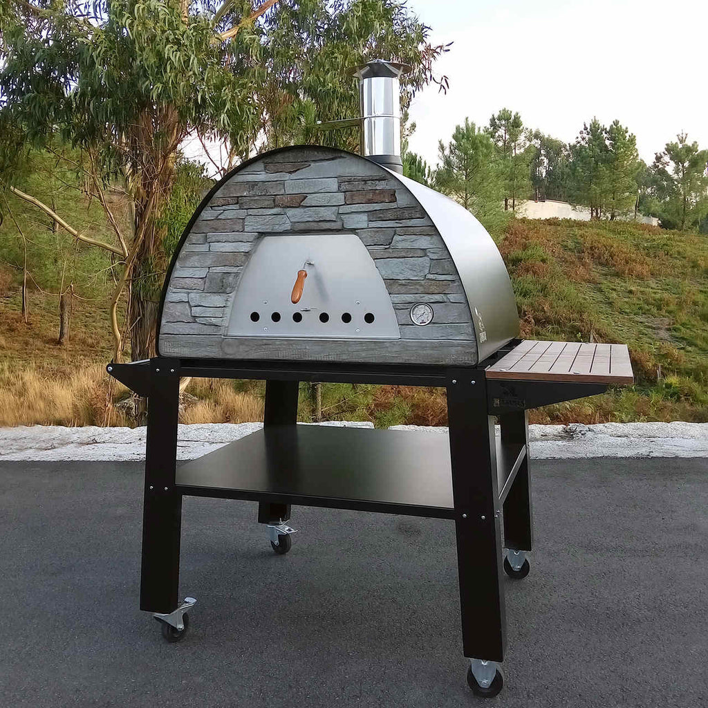 Authentic Pizza Ovens Pizza Oven Cart Bello - Cart/Stand for Authentic Pizza Ovens Maximus Prime Large Portable Pizza Oven