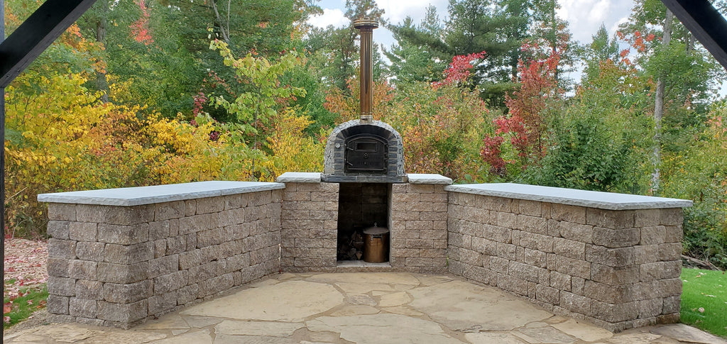 Authentic Pizza Ovens Pizza Oven Lisboa Stone Finish Premium Pizza Oven