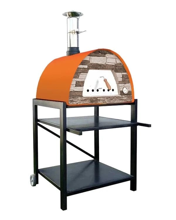 Authentic Pizza Ovens Pizza Oven Maximus Mobile Pizza Oven - Orange
