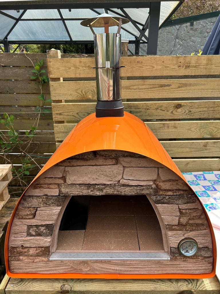 Authentic Pizza Ovens Pizza Oven Maximus Mobile Pizza Oven - Orange