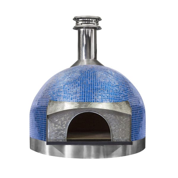 Forno Piombo Pizza Makers & Ovens 110 / Azure / Stainless Palazzo Handmade Custom Brick Oven
