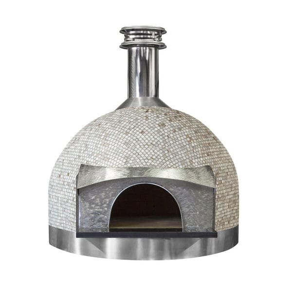 Forno Piombo Pizza Makers & Ovens 110 / Ivory / Stainless Palazzo Handmade Custom Brick Oven