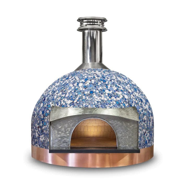 Forno Piombo Pizza Makers & Ovens 110 / River Rock / Copper Palazzo Handmade Custom Brick Oven