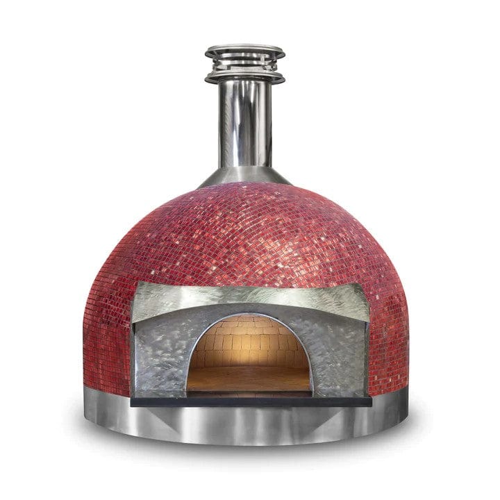 Forno Piombo Pizza Makers & Ovens 90 / Cabernet / Stainless Palazzo Handmade Custom Brick Oven