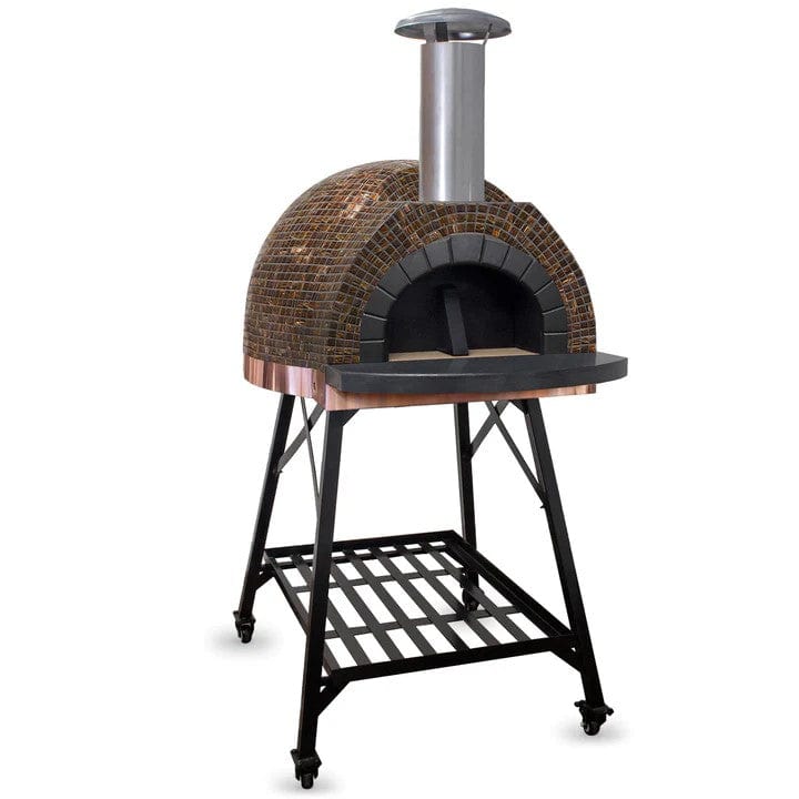 Forno Piombo Santino 60 Sarsaparilla Pizza Oven, Copper, Tiled, with Stand