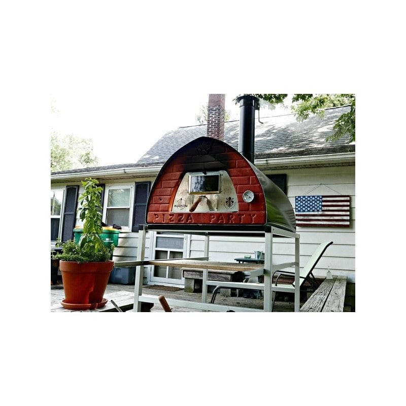 Pizza Party Pizza Oven Cart Cart for the Passione Dual Fuel Pizza Oven