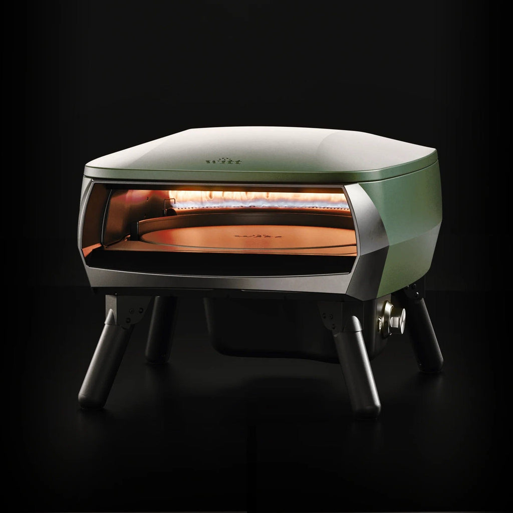 Witt Pizza Pizza Oven Matte Green Witt Piccolo Rotante Pizza Oven