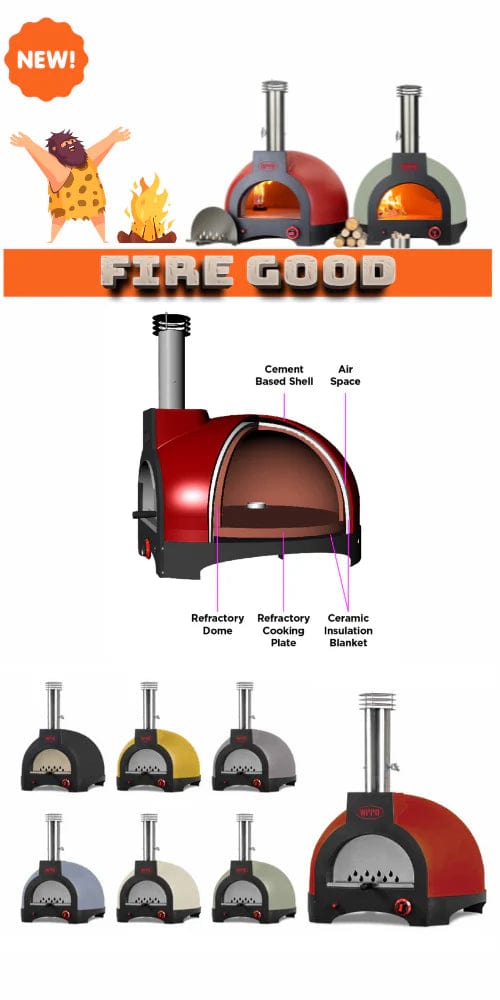 WPPO Pizza Makers & Ovens Infinity Dual Fuel Outdoor Oven