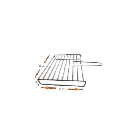 Authentic Pizza Ovens Pizza Oven accessories BBQ Rack for Wood Fired Grilling