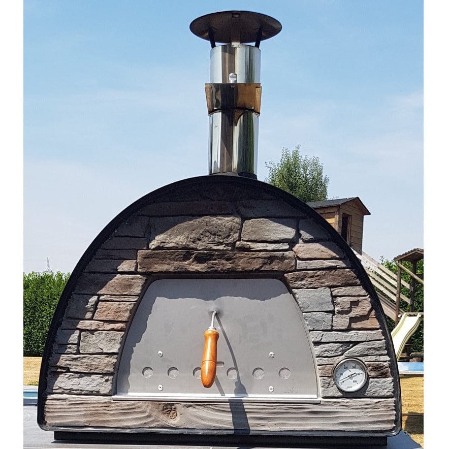 Authentic Pizza Ovens Pizza Oven Black Maximus Mobile Pizza Oven - Black