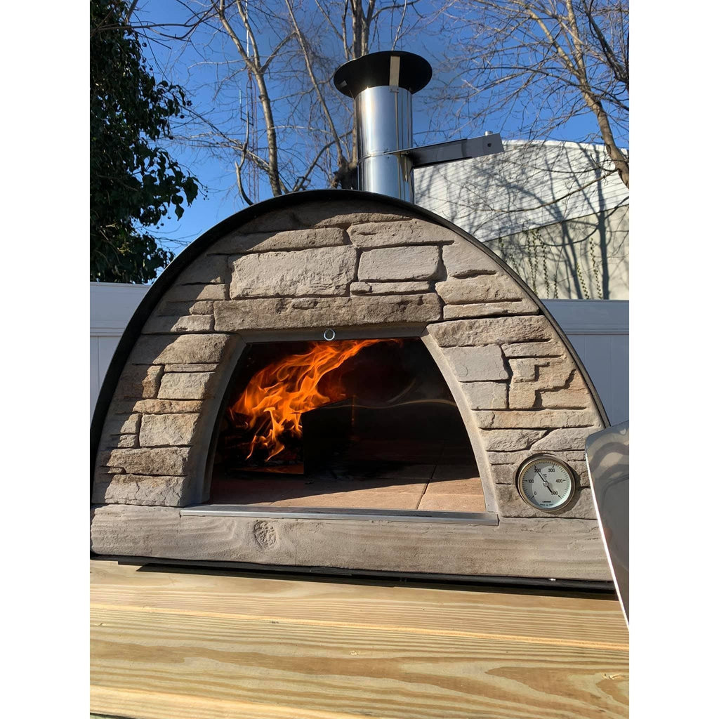 Authentic Pizza Ovens Pizza Oven Black Maximus Mobile Pizza Oven - Black