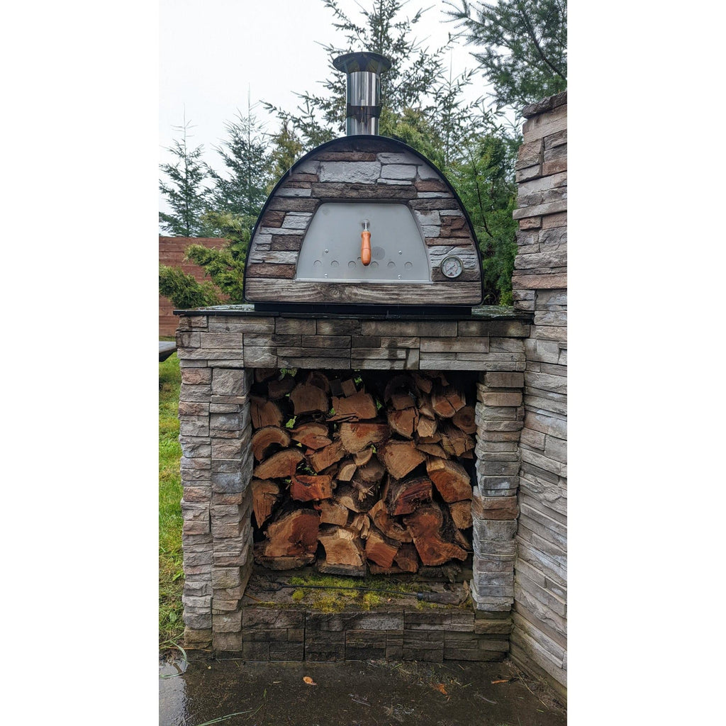 Authentic Pizza Ovens Pizza Oven Black Maximus Mobile Pizza Oven - Black