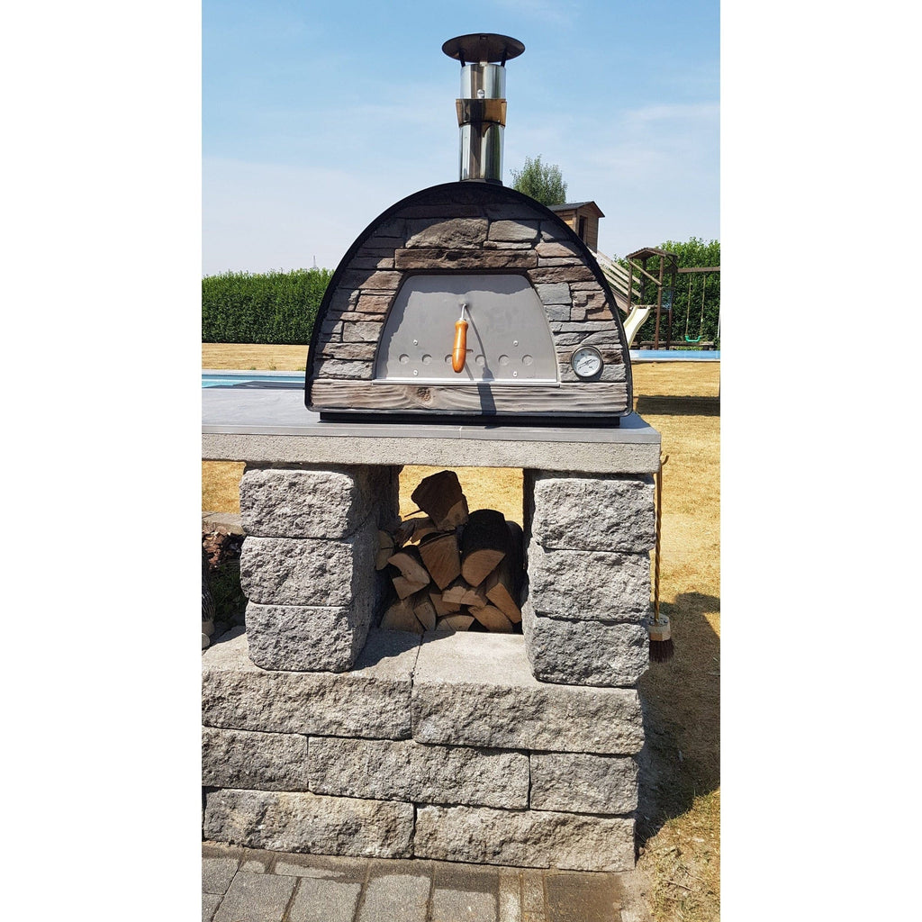 Authentic Pizza Ovens Pizza Oven Black Maximus Mobile Pizza Oven - Black