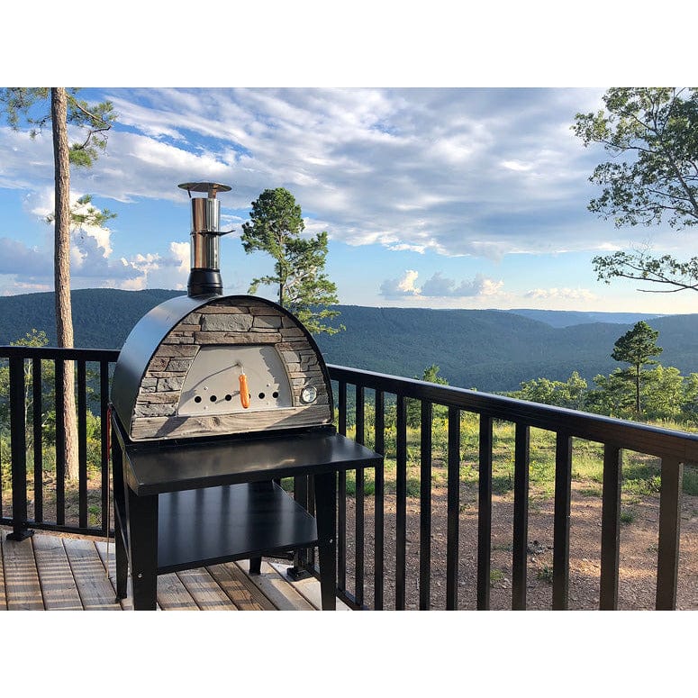 Authentic Pizza Ovens Pizza Oven Black Maximus Mobile Pizza Oven - Black