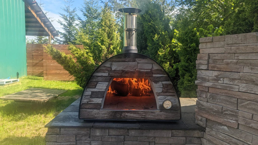 Authentic Pizza Ovens Pizza Oven Black Maximus Mobile Pizza Oven - Black