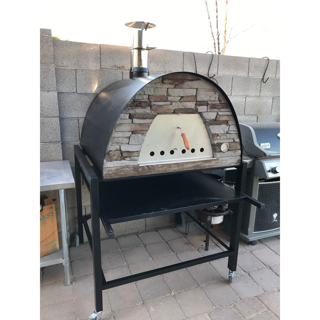 Authentic Pizza Ovens Pizza Oven Black Maximus Prime Large Portable Pizza Oven Black - New Style