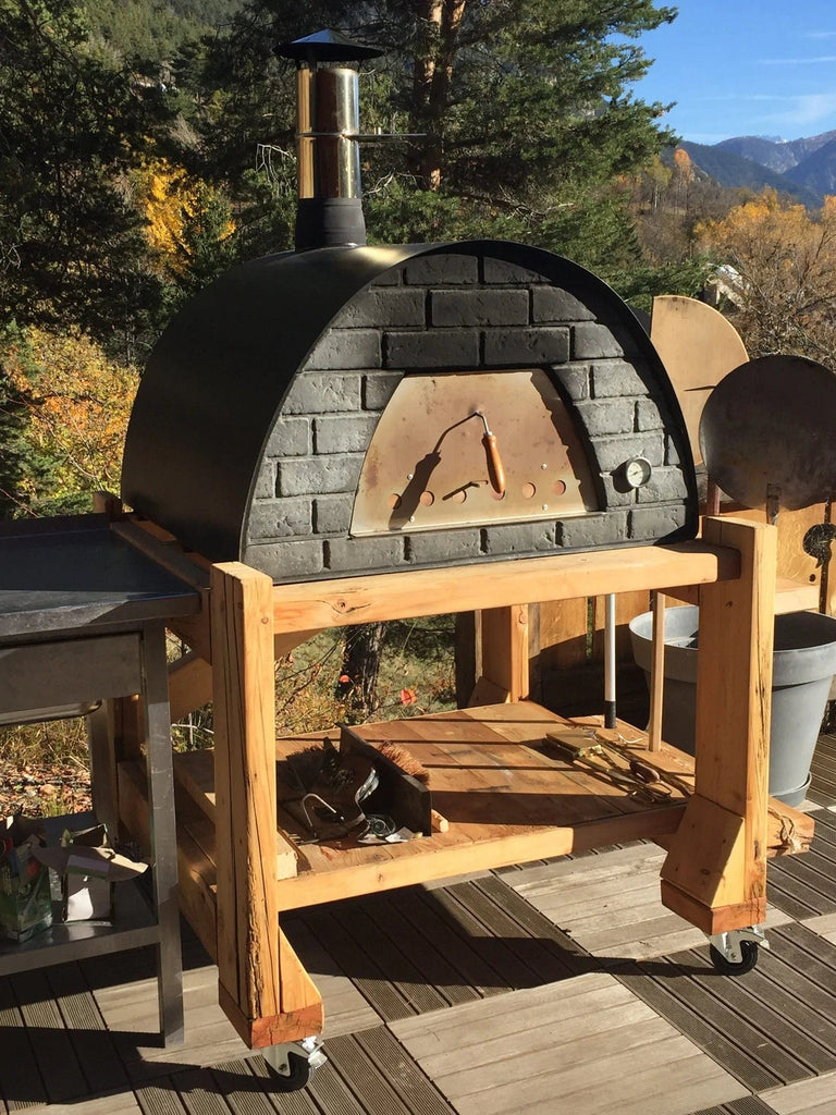 Authentic Pizza Ovens Pizza Oven Black Maximus Prime Large Portable Pizza Oven Black - New Style