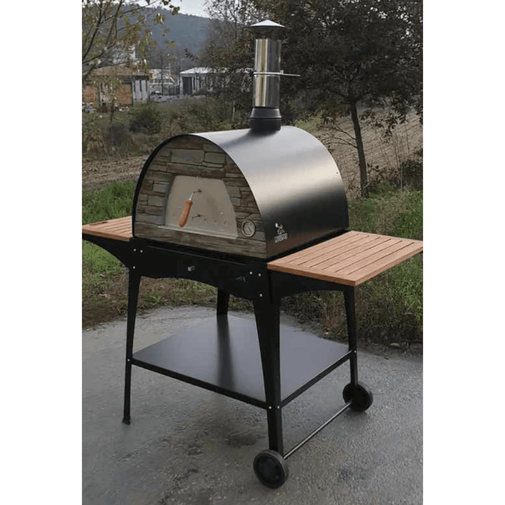 Authentic Pizza Ovens Pizza Oven Cart Cart/Stand for Authentic Pizza Ovens Maximus Mobile Pizza Oven (Oven not included)