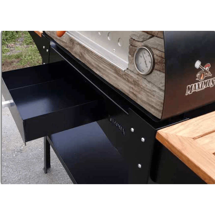 Authentic Pizza Ovens Pizza Oven Cart Cart/Stand for Authentic Pizza Ovens Maximus Mobile Pizza Oven (Oven not included)