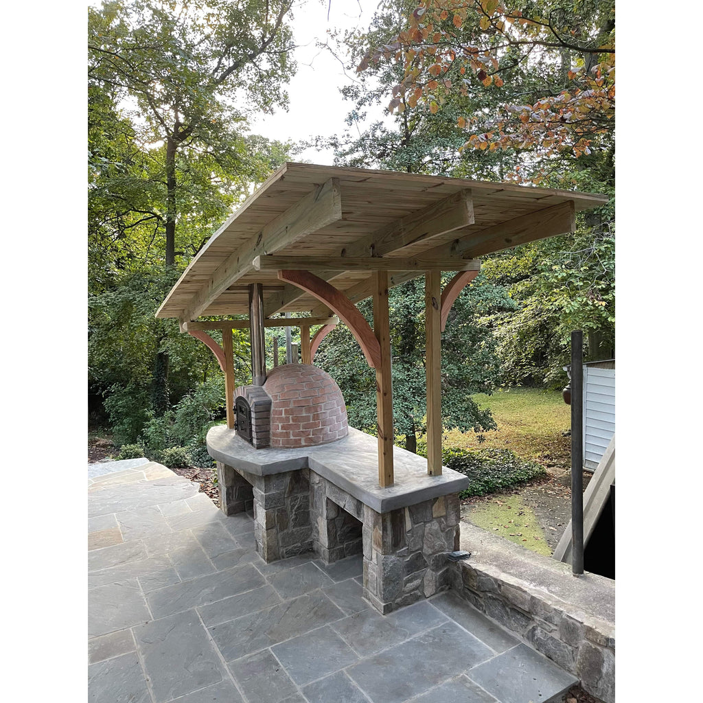 Authentic Pizza Ovens Pizza Oven Lisboa Rustic Finish Premium Pizza Oven