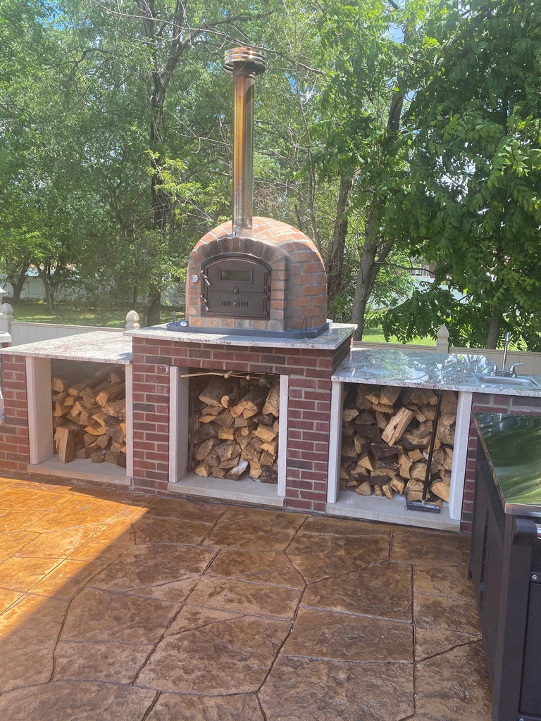 Authentic Pizza Ovens Pizza Oven Lisboa Rustic Finish Premium Pizza Oven