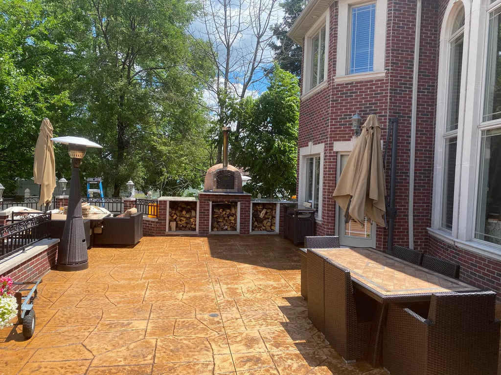 Authentic Pizza Ovens Pizza Oven Lisboa Rustic Finish Premium Pizza Oven