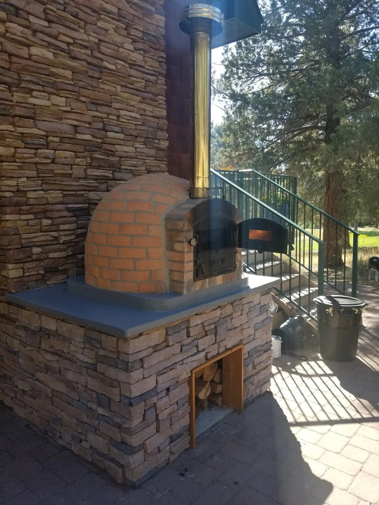 Authentic Pizza Ovens Pizza Oven Lisboa Rustic Finish Premium Pizza Oven