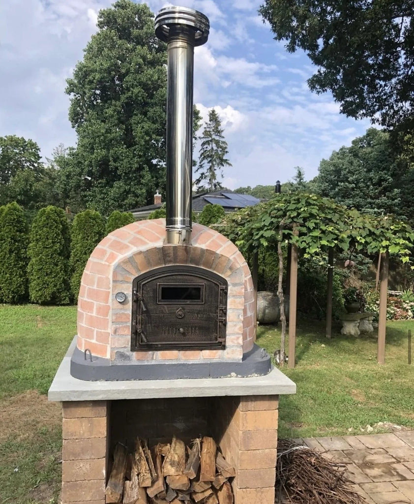 Authentic Pizza Ovens Pizza Oven Lisboa Rustic Finish Premium Pizza Oven