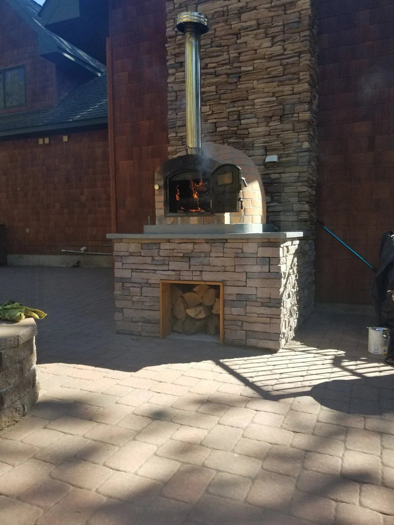 Authentic Pizza Ovens Pizza Oven Lisboa Rustic Finish Premium Pizza Oven