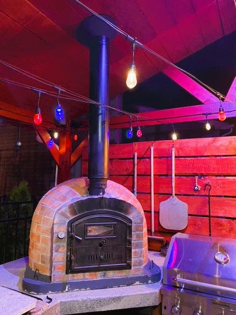 Authentic Pizza Ovens Pizza Oven Lisboa Rustic Finish Premium Pizza Oven