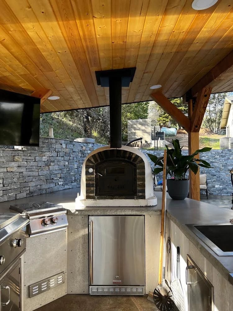 Authentic Pizza Ovens Pizza Oven Lisboa Stone Arch Premium Pizza Oven - Brand New!