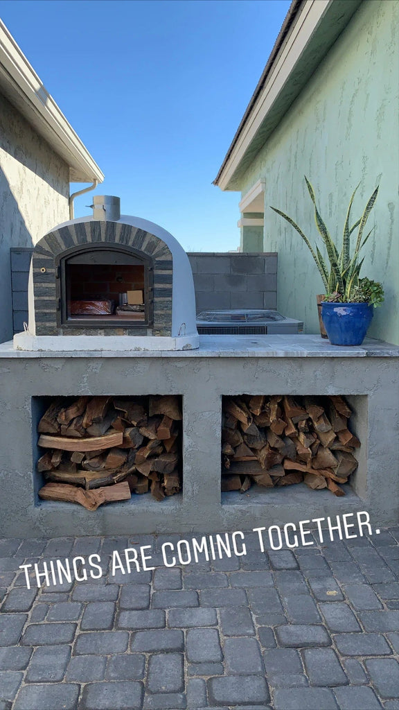 Authentic Pizza Ovens Pizza Oven Lisboa Stone Arch Premium Pizza Oven - Brand New!