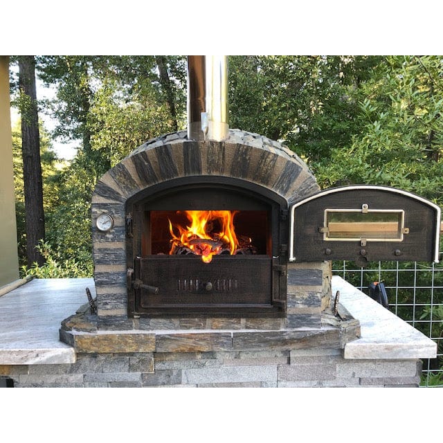 Authentic Pizza Ovens Pizza Oven Lisboa Stone Finish Premium Pizza Oven