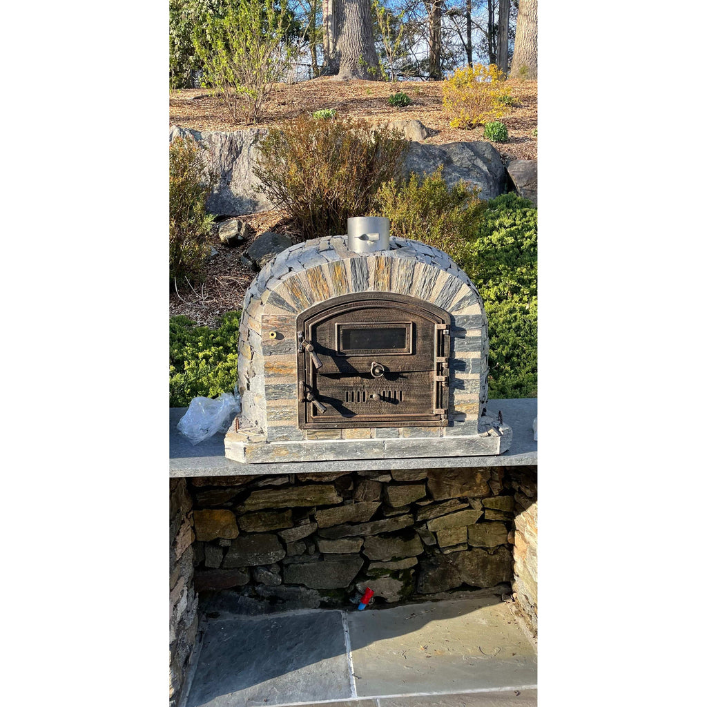 Authentic Pizza Ovens Pizza Oven Lisboa Stone Finish Premium Pizza Oven