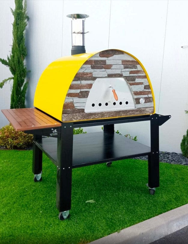 Authentic Pizza Ovens Pizza Oven Maximus Mobile Pizza Oven - Yellow - New Special Order Product