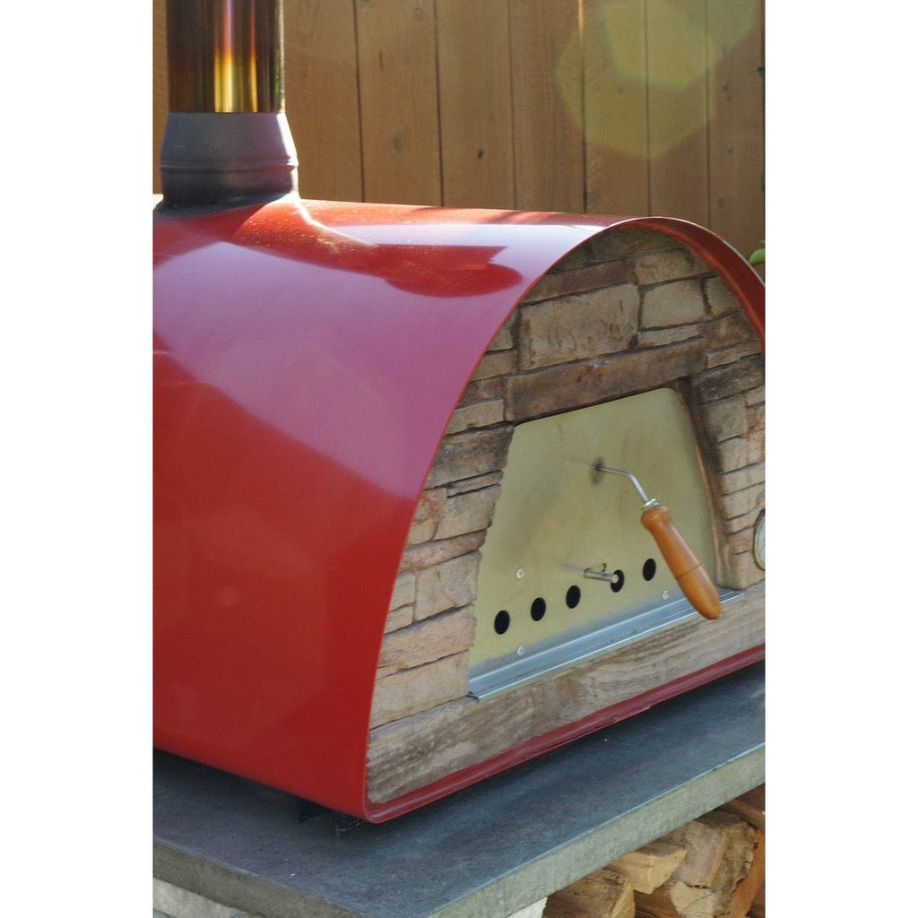 Authentic Pizza Ovens Pizza Oven Red Maximus Mobile Pizza Oven - Red