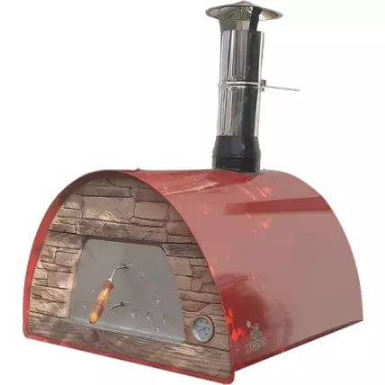 Authentic Pizza Ovens Pizza Oven Red Maximus Mobile Pizza Oven - Red