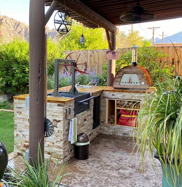 Authentic Pizza Ovens Pizza Oven Red Maximus Mobile Pizza Oven - Red