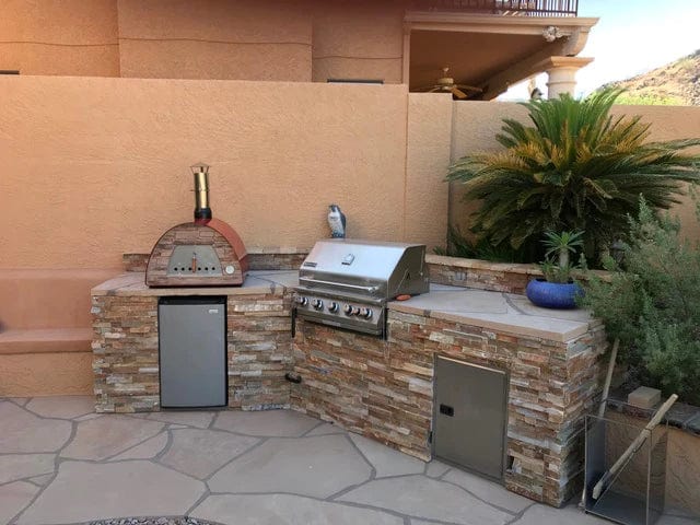 Authentic Pizza Ovens Pizza Oven Red Maximus Mobile Pizza Oven - Red