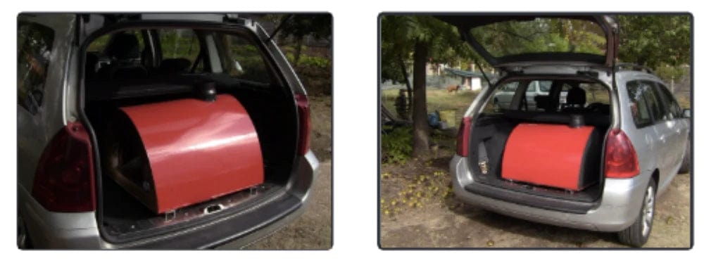 Authentic Pizza Ovens Pizza Oven Red Maximus Mobile Pizza Oven - Red