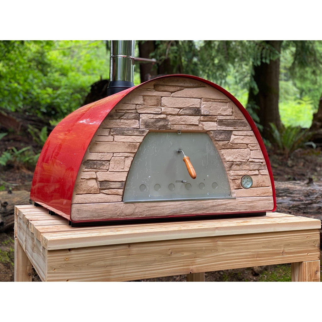 Authentic Pizza Ovens Pizza Oven Red Maximus Prime Large Portable Pizza Oven Red - New Style
