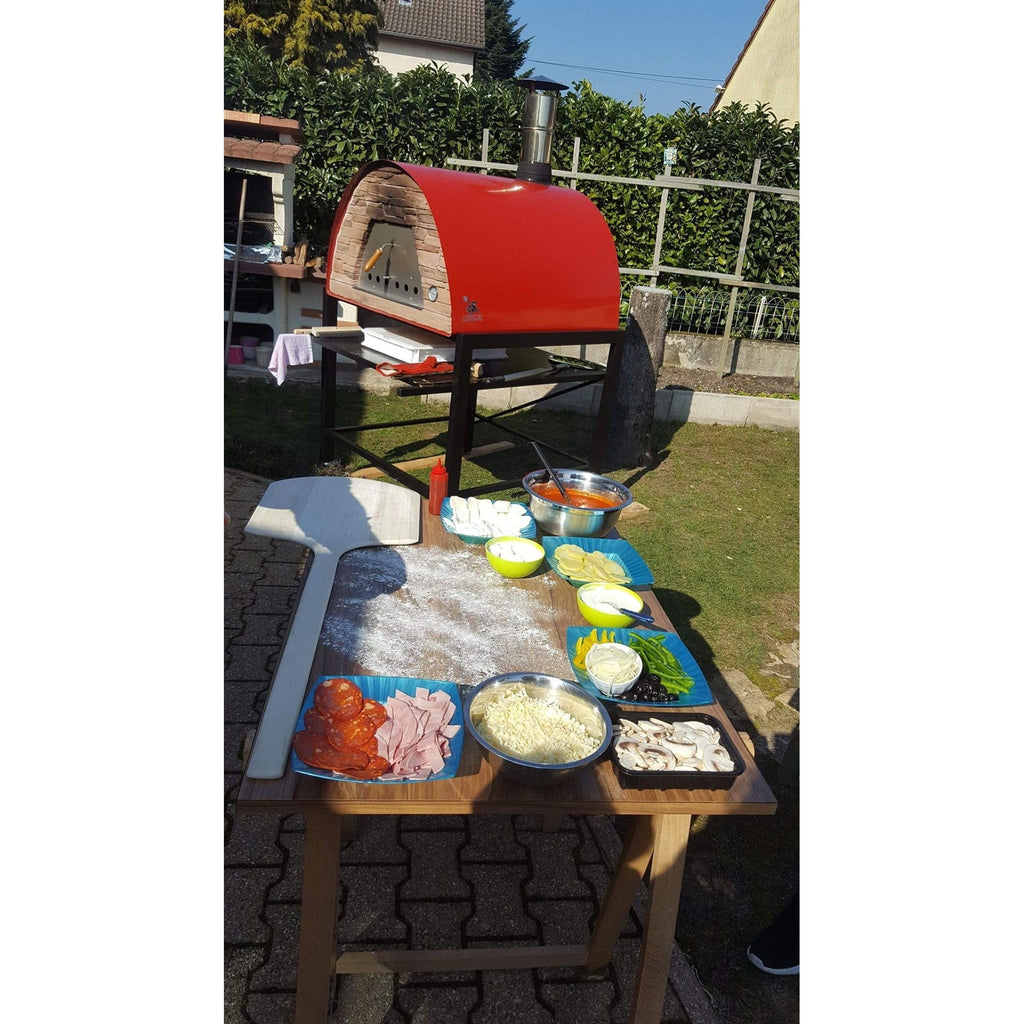 Authentic Pizza Ovens Pizza Oven Red Maximus Prime Large Portable Pizza Oven Red - New Style