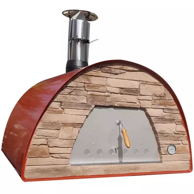 Authentic Pizza Ovens Pizza Oven Red Maximus Prime Large Portable Pizza Oven Red - New Style