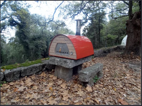 Authentic Pizza Ovens Pizza Oven Red Maximus Prime Large Portable Pizza Oven Red - New Style