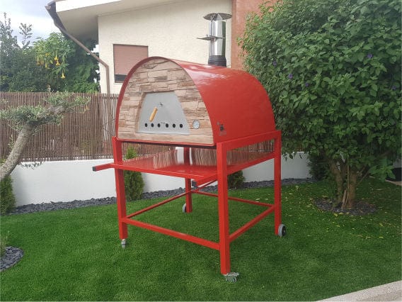 Authentic Pizza Ovens Pizza Oven Red Maximus Prime Large Portable Pizza Oven Red - New Style