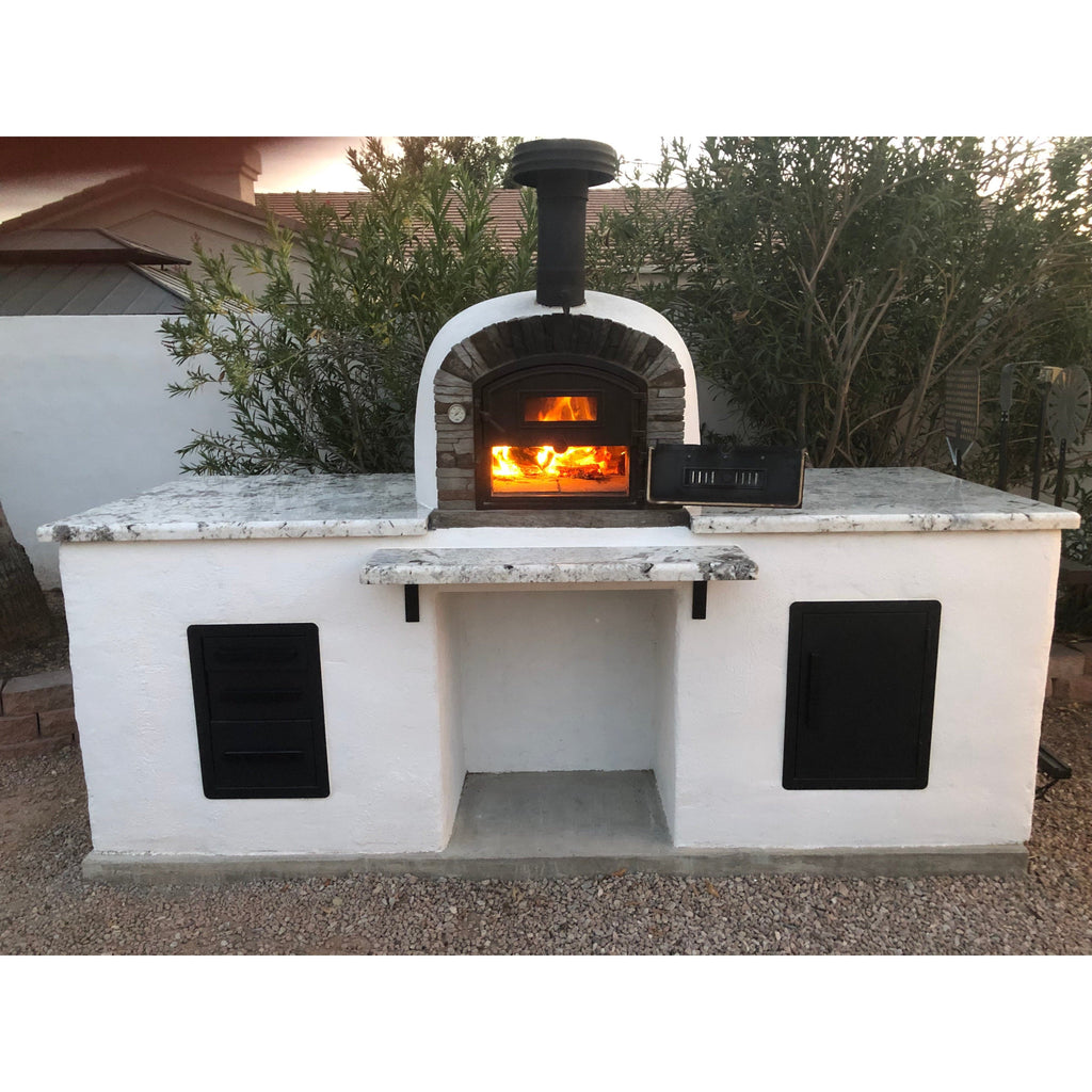 Authentic Pizza Ovens Pizza Oven Ventura Preto Premium Pizza Oven
