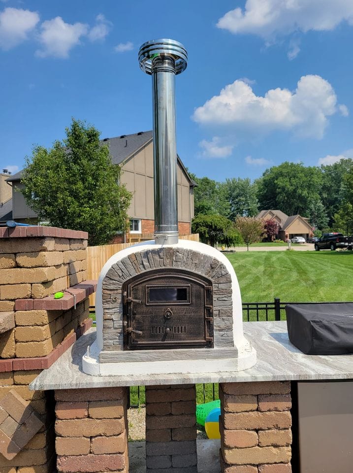 Authentic Pizza Ovens Pizza Oven Ventura Preto Premium Pizza Oven