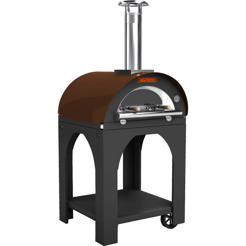 Belforno Pizza Oven Copper Portable Medio Wood Fired Oven