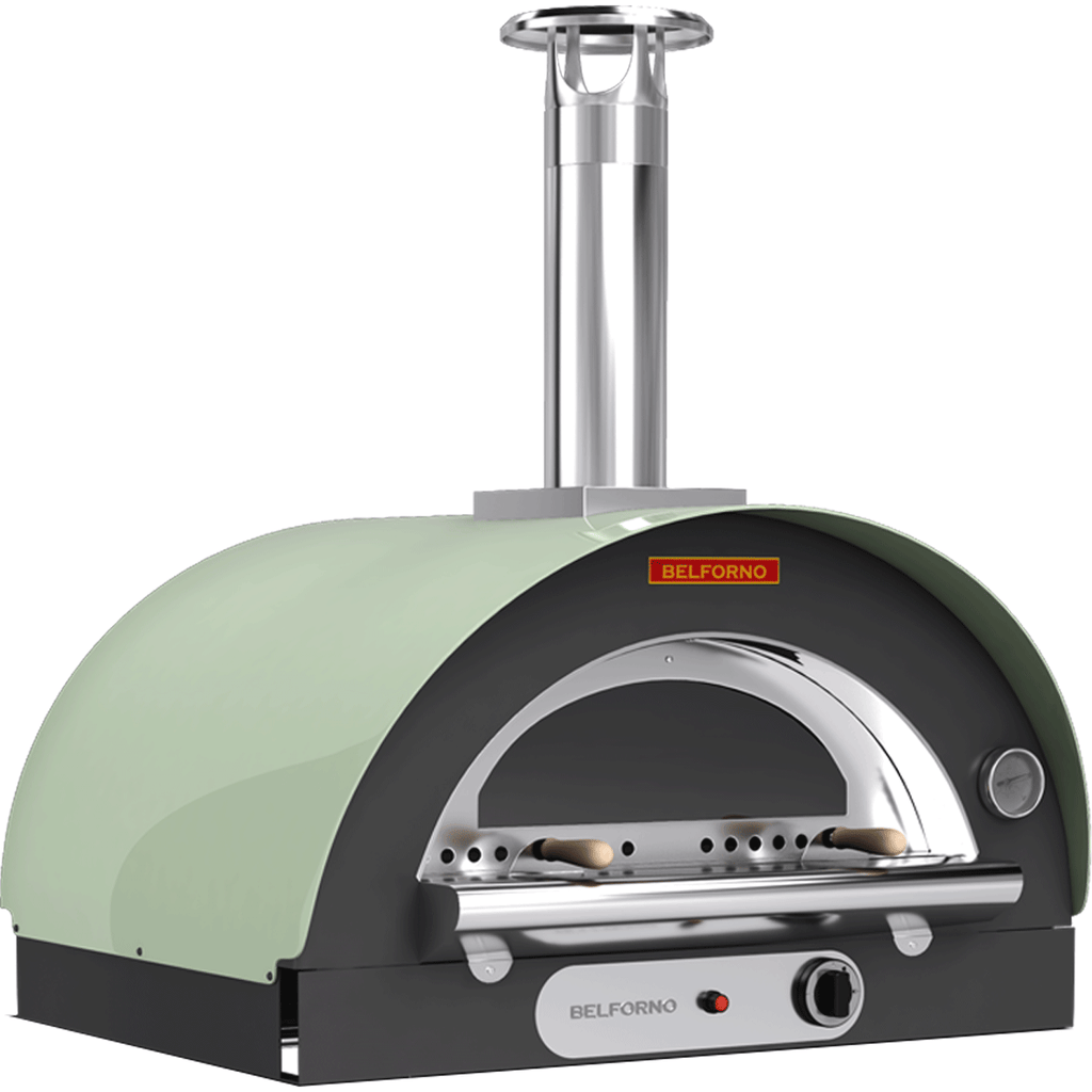 Belforno Pizza Oven Pistachio / Propane (LPG) Medio Gas Fired Countertop Oven